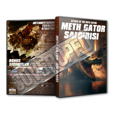 Meth gator Saldırısı - Methgator - 2023 Türkçe Dvd Cover Tasarımı